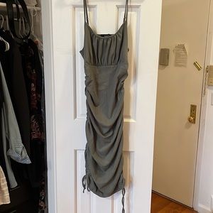 Forever 21 scrunch midi dress